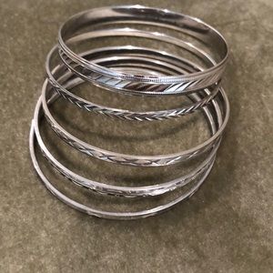 Steel by Design set of 5 Bangle Bracelets